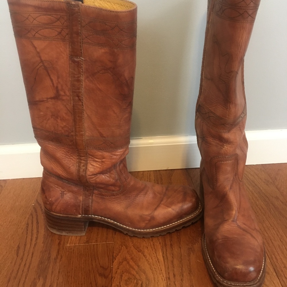 Frye Women’s Campus Stitching Horse Boot Size 10